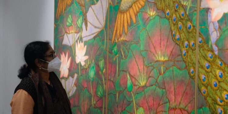 Artist Ramachandranâ€™s  Exhibition – â€˜Subaltern Nayikas & Lotus Pondâ€™